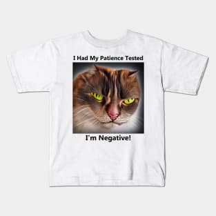 Angry Cat Kids T-Shirt